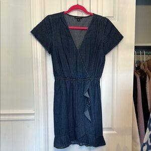 J.Crew Factory Denim Wrap Dress